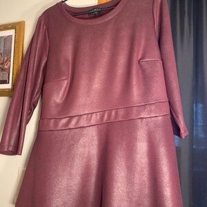 Lane Bryant Shimmering Gray Top 18/20